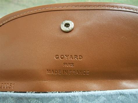 authentic goyard stamp|authentic Goyard purse serial number.